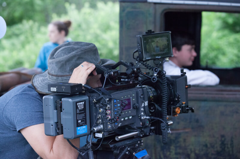 Photo from the set of the Summer Film Project.