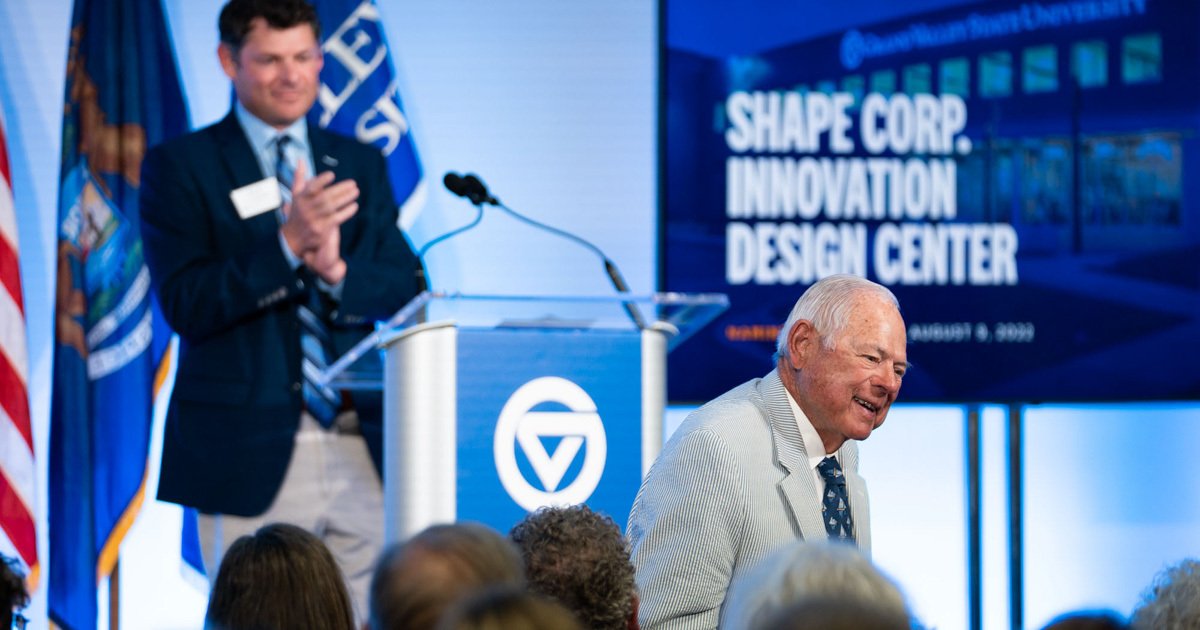 GVSU names facility for Shape Corp. to celebrate longtime commitment to ...