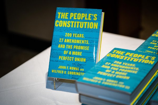 Photo of cover of book on the U.S. Constitution