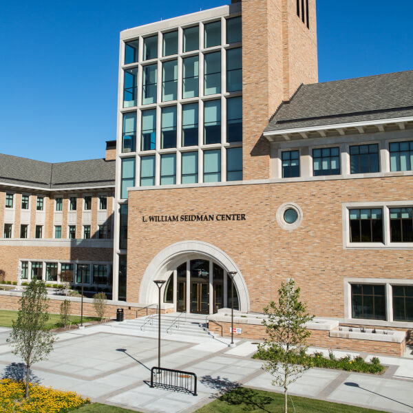 Photo of the L. William Seidman Center.