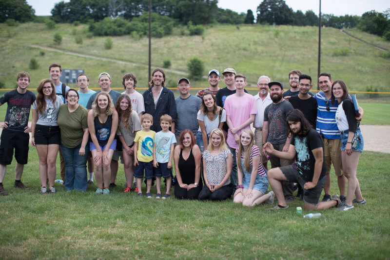 The cast and crew of the 2017 Summer Film Project.