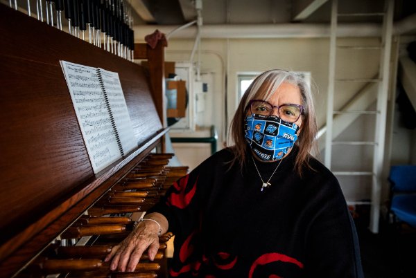 Retired GVSU carillonneur Julianne Vanden Wyngaard
