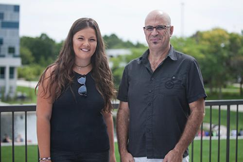 Gabriella Martinez and David Alverez are both from Gibraltar, in the Iberian Peninsula. Photo by Jess Weal 