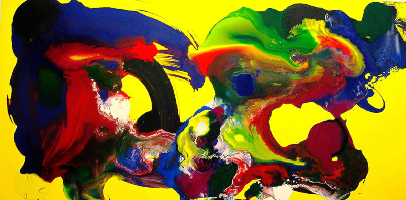 "Yellow Fields with Twisted Oaks" by Herbert Murrie