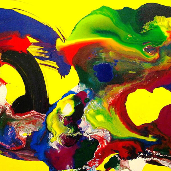 "Yellow Fields with Twisted Oaks" by Herbert Murrie