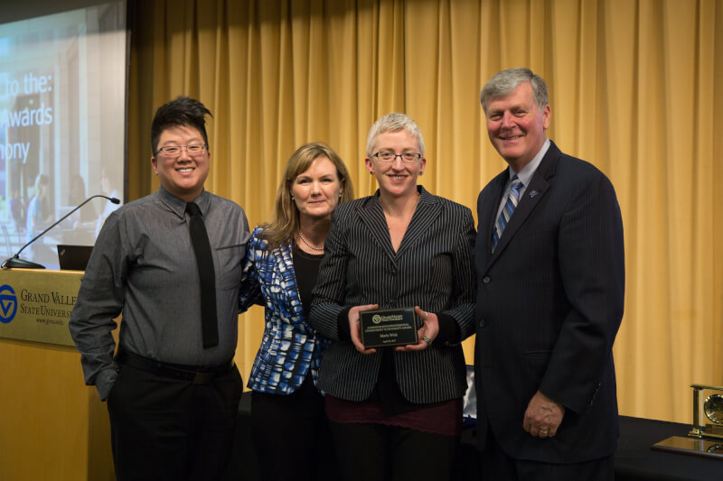 Marla Wick, assistant director of the LGBT Resource Center, won the Commitment to Diversity award.