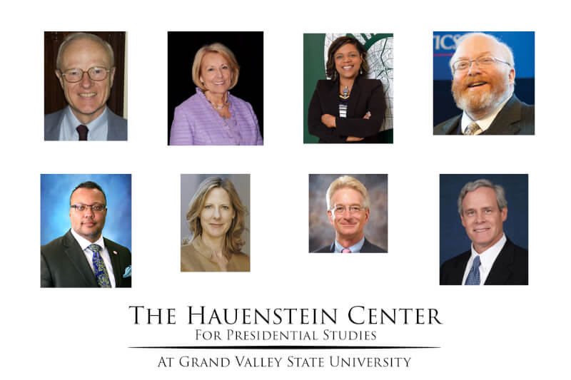 A collage of portraits of each speaker listed in this story.