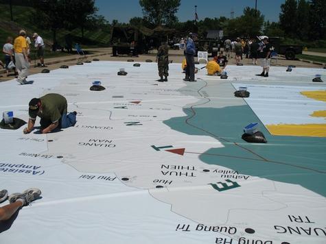 LZ Michigan Vietnam Big Map