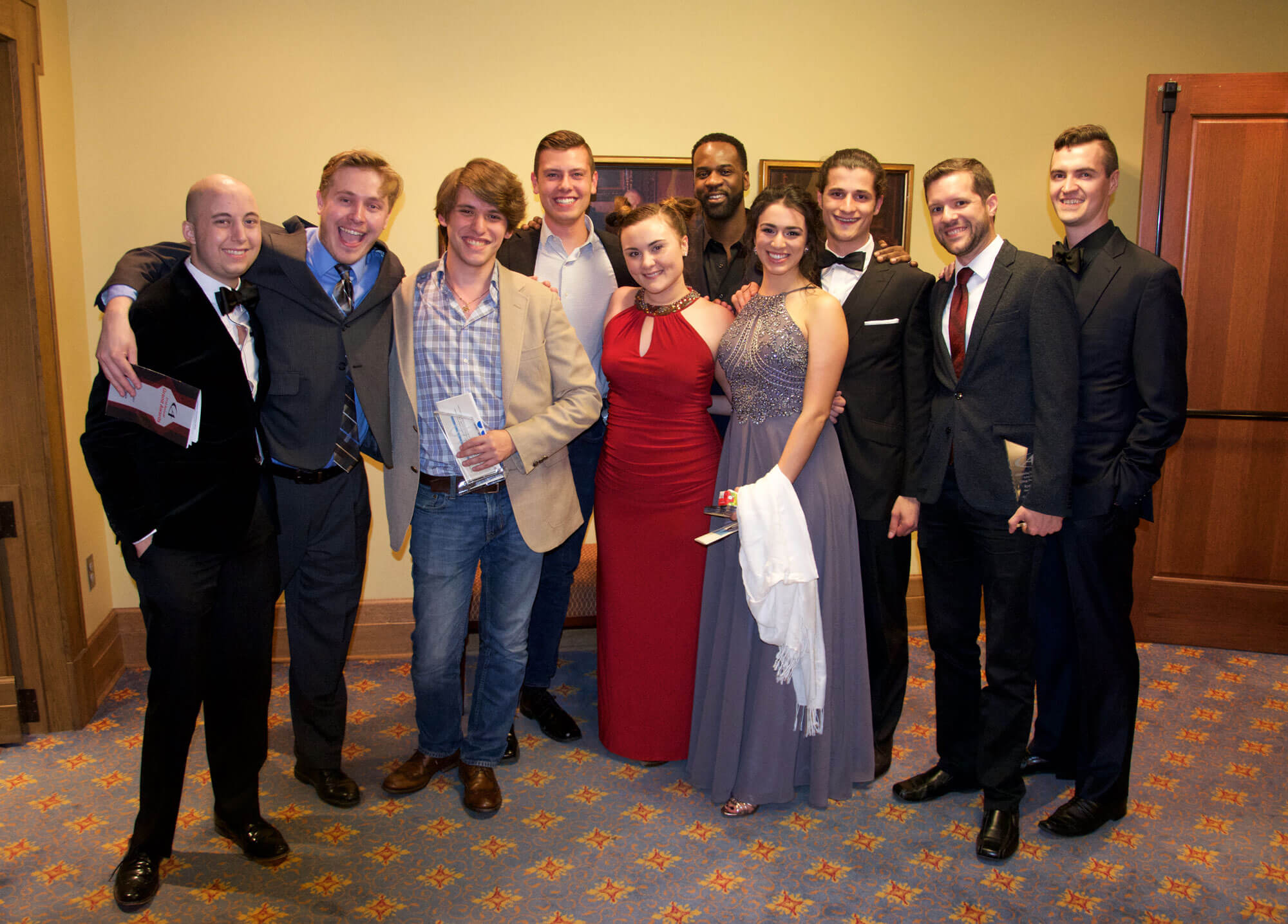 Members of the "Sweeney Todd" cast and crew pictured at the Grand Awards on October 8.