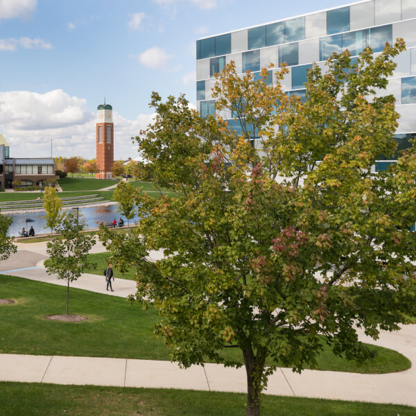A photo of the Allendale Campus.