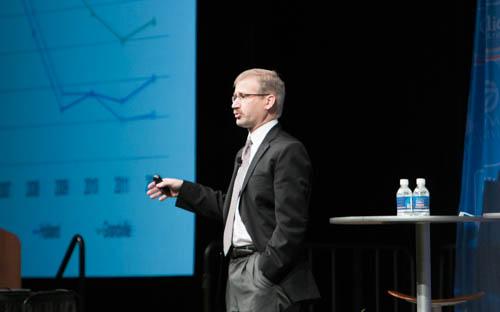 Paul Isely speaks at the West Michigan Economic & Real Estate Forecast