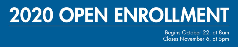 logo of open enrollment dates Oct. 22-Nov. 6