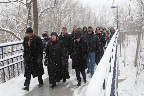 The silent march will begin at 1 p.m. near Zumberge Hall.