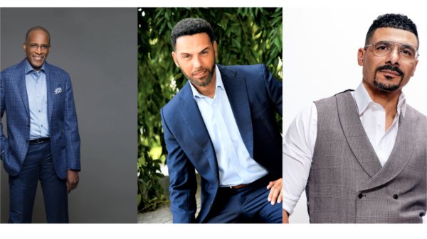 The keynote speakers for the fifth annual symposium are, from left, Walter Kimbrough, Steve Pemberton and Steve Perry.
