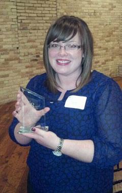 Leah Zuber won Newcomer of the Year