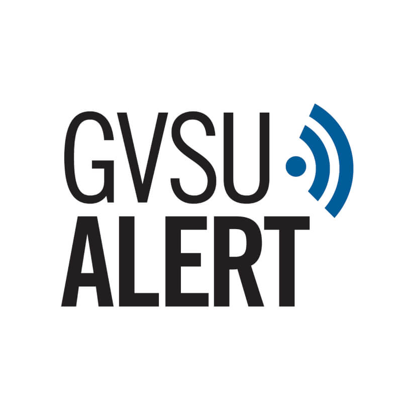 The GVSU Alert! logo