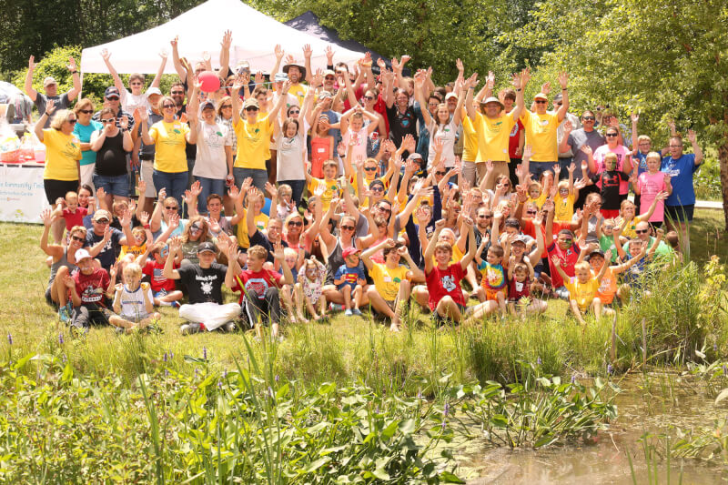 Photo of Allendale Community Field Day participants.