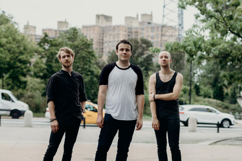 New Music Ensemble alumni Matthew Finch (left), Daniel Rhodé (middle) and Adam Cuthbért (right), composed the pieces featured on "Return."