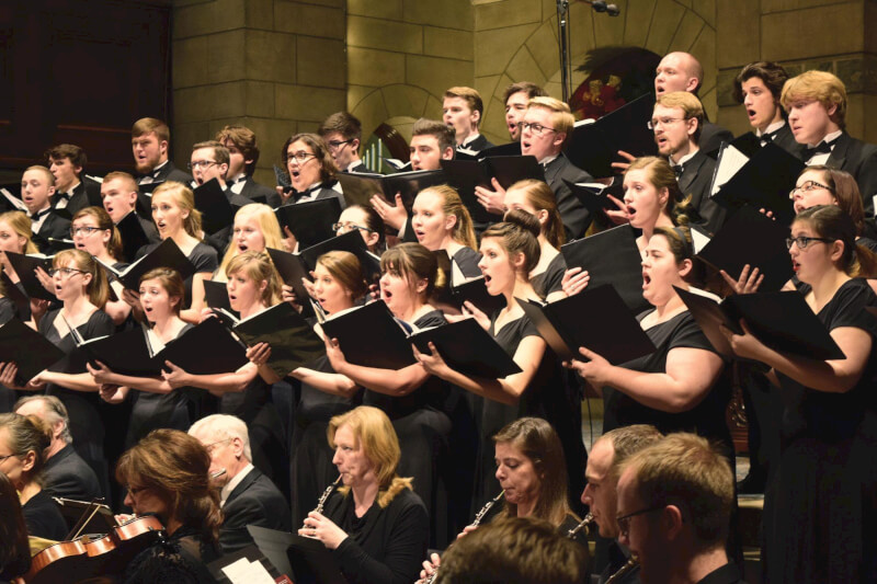 The Holiday Celebration will conclude Fall Arts Celebration December 5.