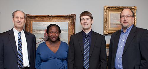 From left: Paul Mudde, Yvette Iyiguhaye, Eric Grossnickle, Doug Huesdash