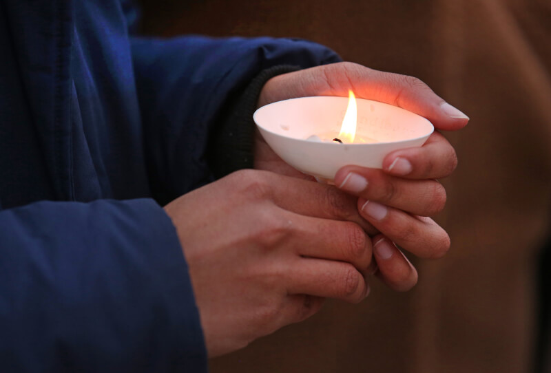 A candlelight vigil was held at the Carillon Tower to remember victims of the New Zealand shootings.