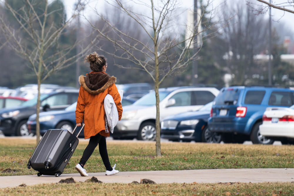 Move-out from campus housing will be suspended through April 14. 