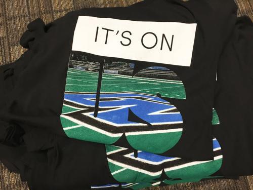 An It's On Us video of campus leaders will play at halftime of Thursday's football game.