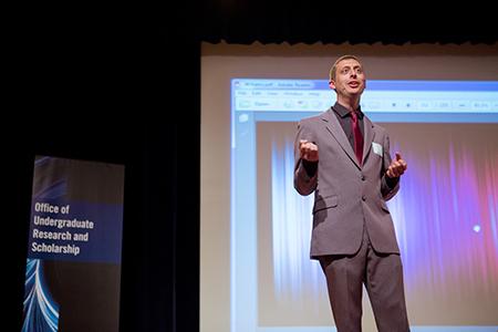 James Bell gives a presentation on Christianity in China.