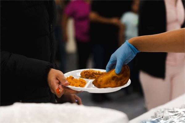 Dinner was provided by a number of local restaurants.