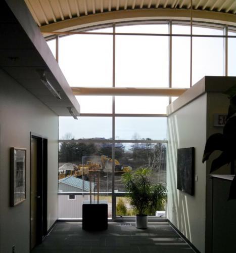 Window units at MAREC were replaced with the new glass technology to serve as a demonstration site.