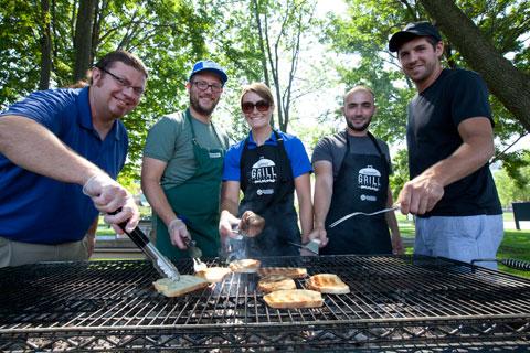 Pictured are participants in the 2012 Summer Grill Challenge. Recipe submissions for this year's challenge are now underway.
