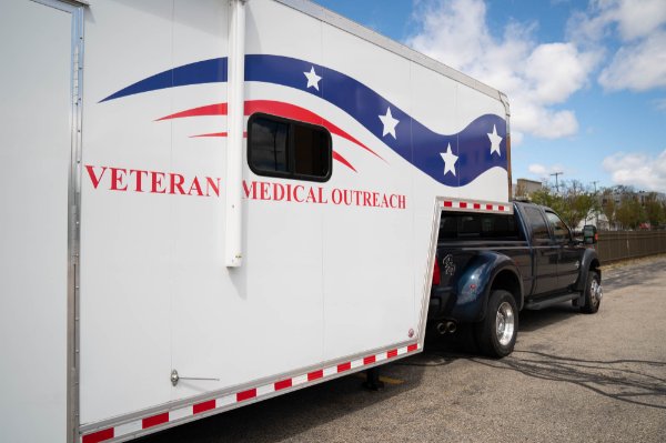 Veteran medical truck.