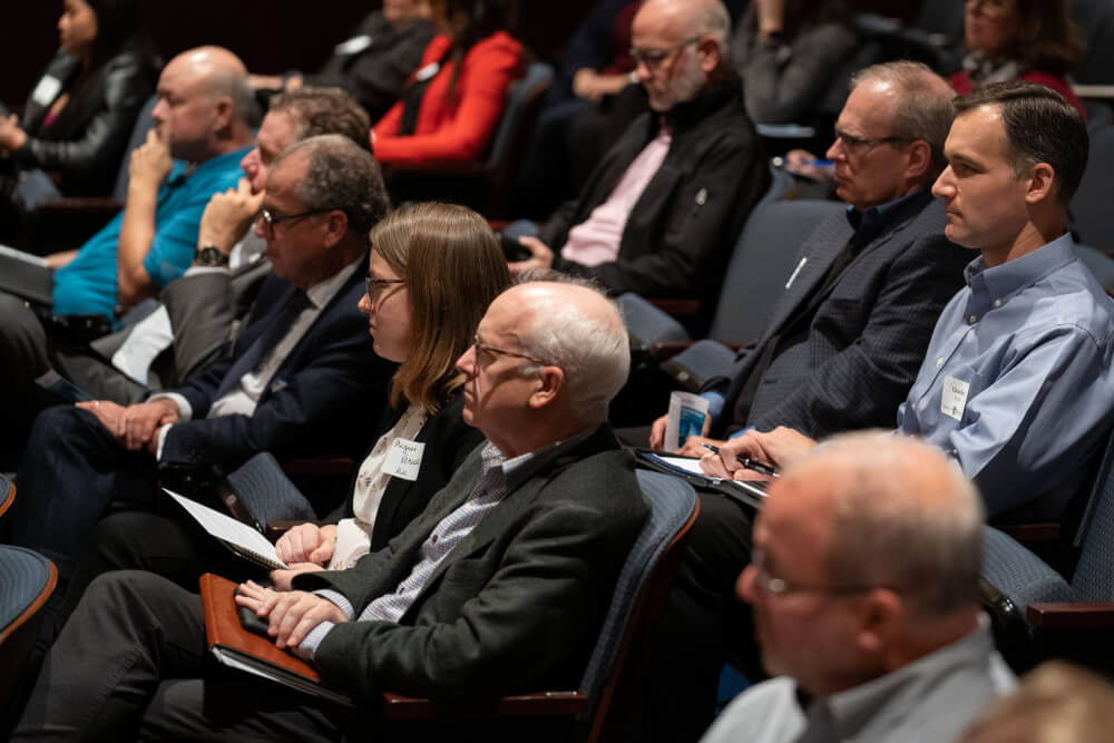 Photo of those attending the event.