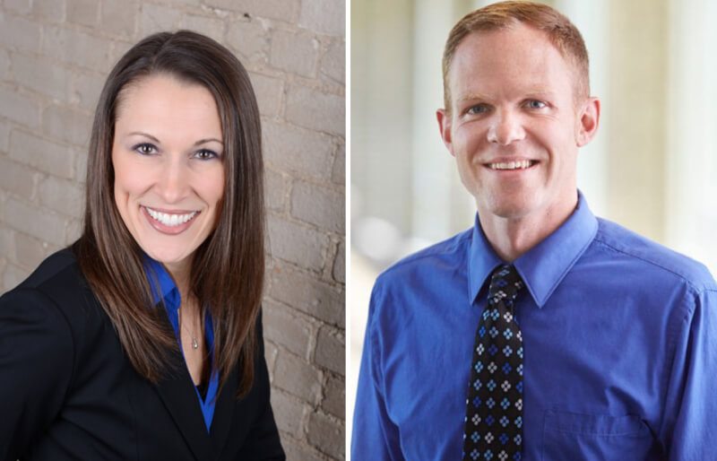 A photo of both teachers.