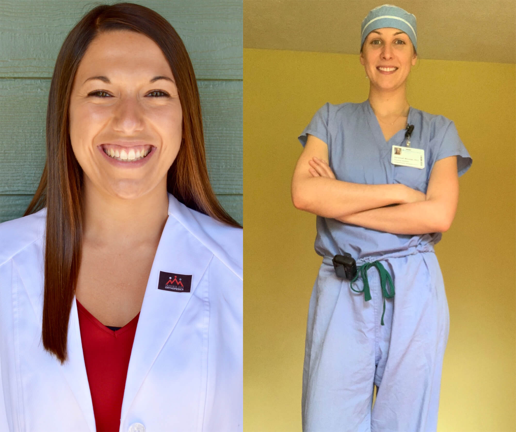 headshots of two women, side-by-side