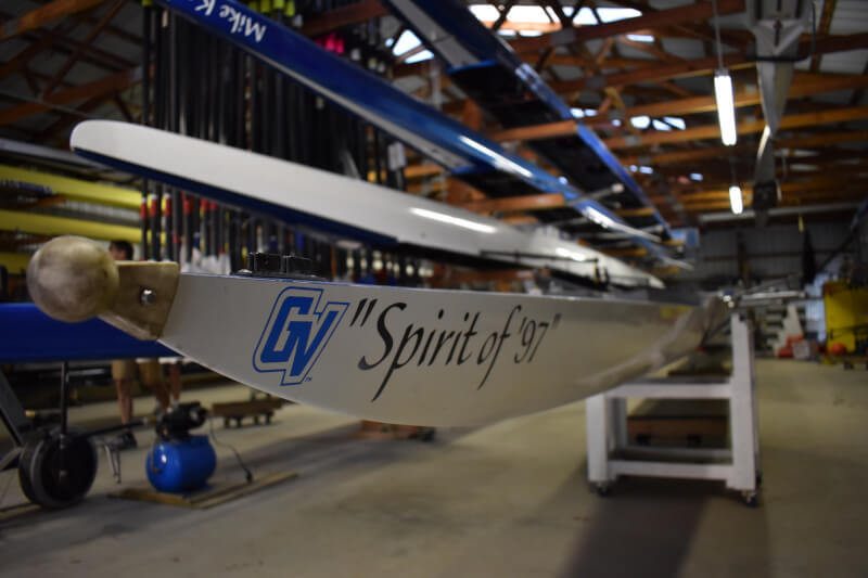  GVSU Crew boat called Spirit of 97