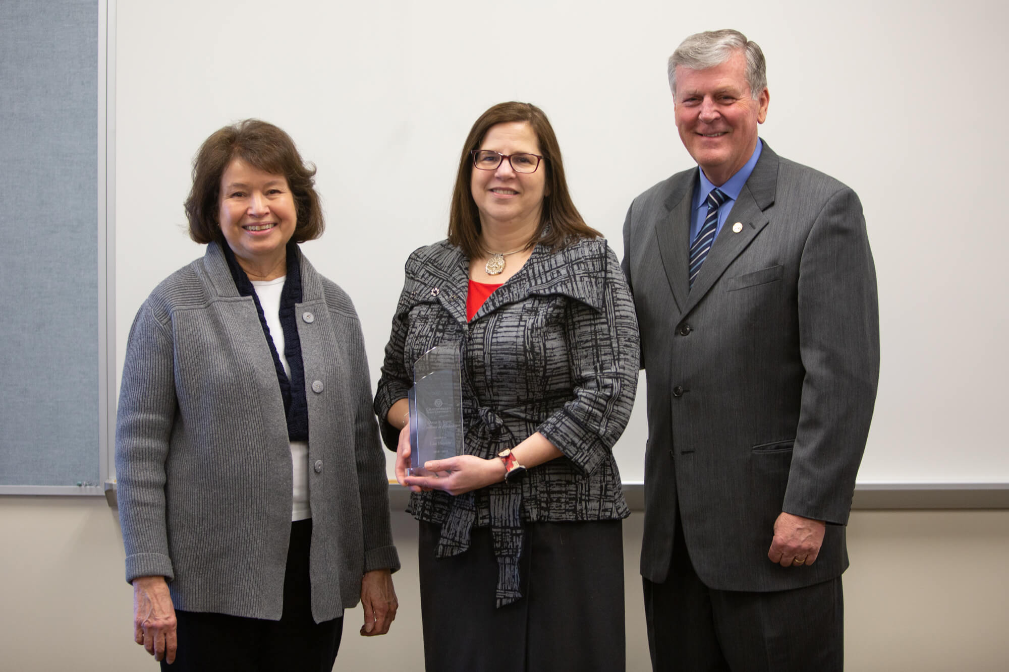 Haynes named first recipient of Davis Leadership Award GVNext