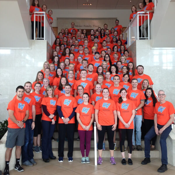 More than 40 physical therapy students, along with faculty and staff members, volunteered at organizations throughout West Michigan as part of Global PT Day of Service.