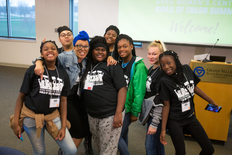 The Girls of Color Summit included 45 middle and high school students from Grand Rapids, Holland and Muskegon.