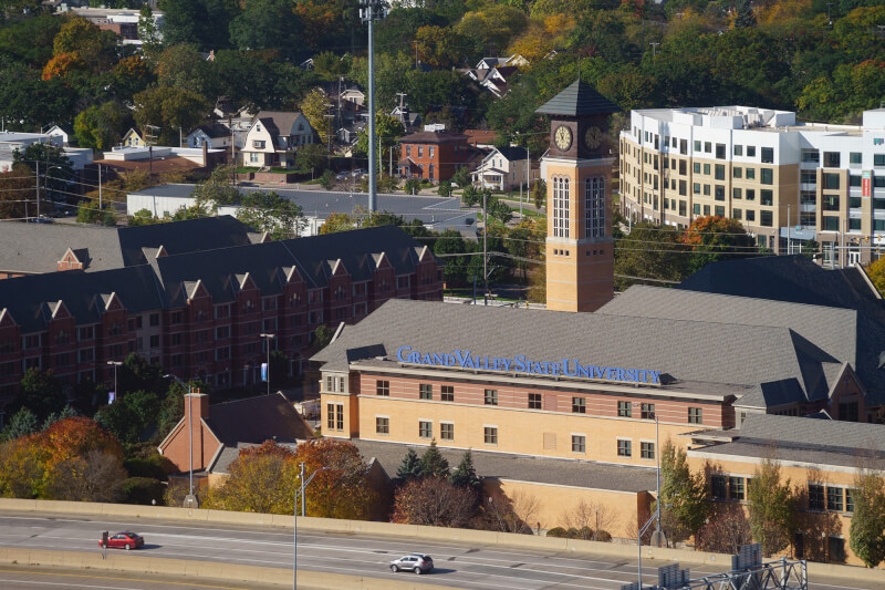 ariel view of DeVos Center