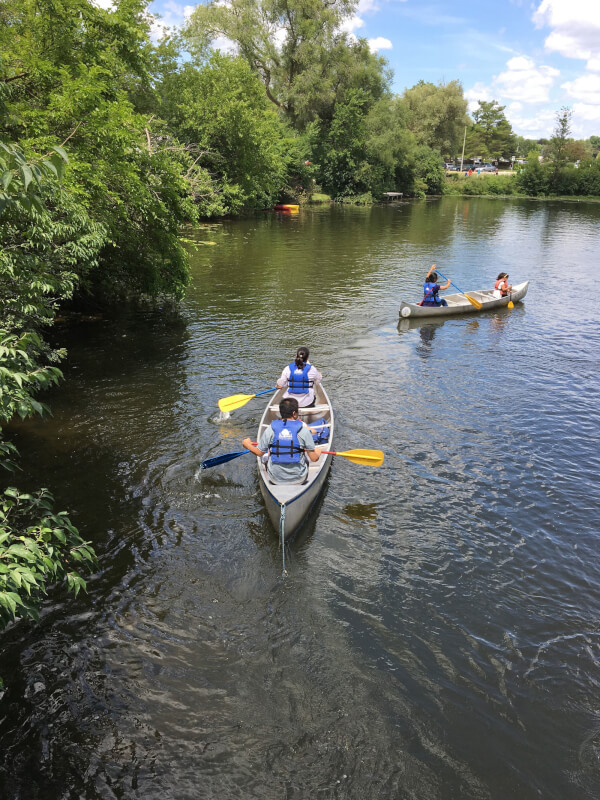 Grand Valley State University and the Huron River Watershed Council teamed together to research the economic impact and value of the Huron River.