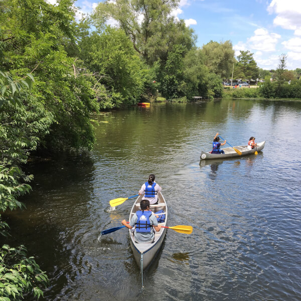 Grand Valley State University and the Huron River Watershed Council teamed together to research the economic impact and value of the Huron River.