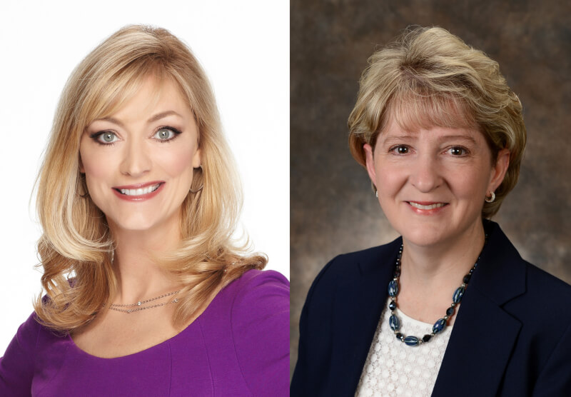 Photo of Angie Crouch and Barbara Hooper.