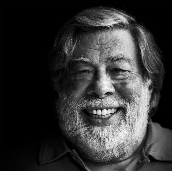 Portrait of Apple co-founder Steve Wozniak