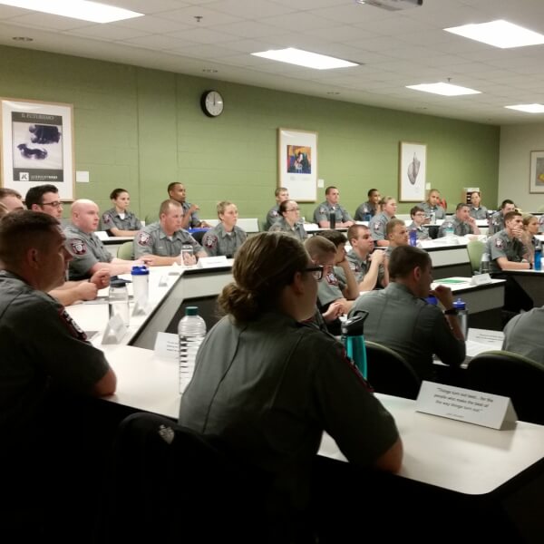 2017 GVSU Police Academy recruits