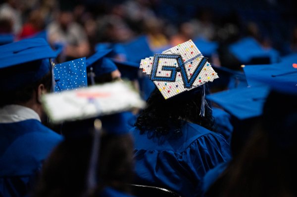  Decorated mortar boards