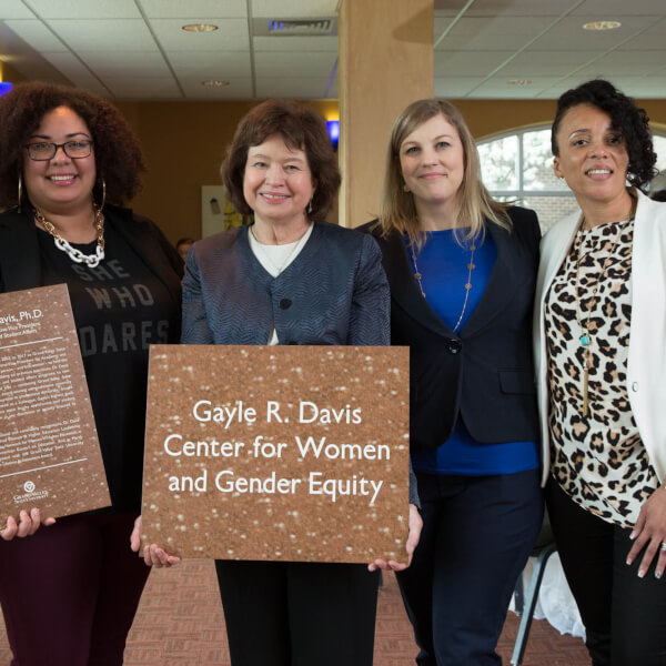 Pictured from left, Ashley Schulte, Allison Roman, Gayle Davis, Jessica Jennrich, and Sharalle Arnold.