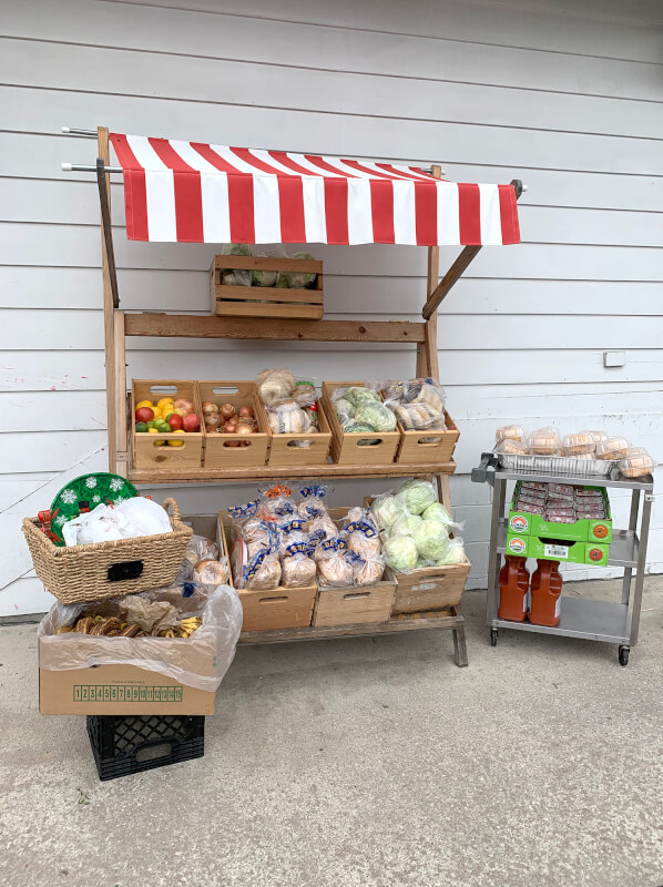 Students volunteer at food pantries and soup kitchens "We're not