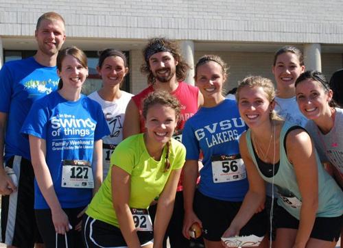 Pictured are PAS students from last year's Heels to Heal 5K event.