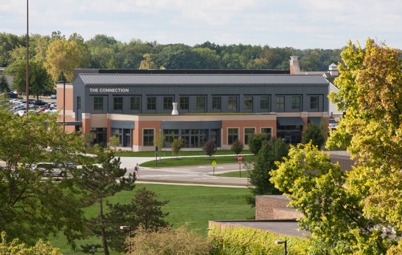 A picture of the Connection on the Allendale Campus.